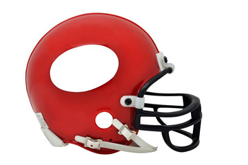 American Football Helmet Isolated
