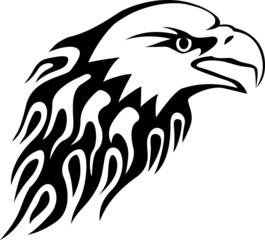 Eagle head flame