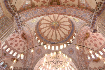 Blue mosque interior, Istanbul