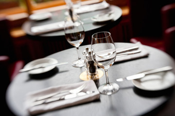 A table for two in Caviar bar