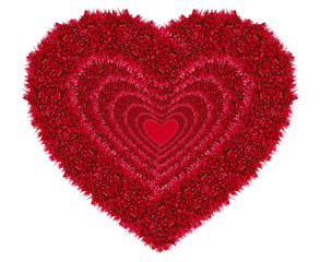 red love heart