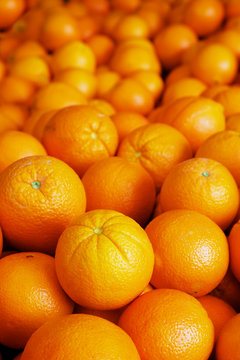 Orange pile at Market