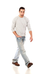 Naklejka premium Casual Man