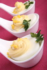 deviled egg, appetizer