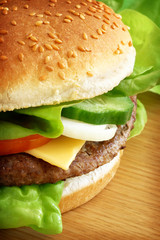 Fast food burger