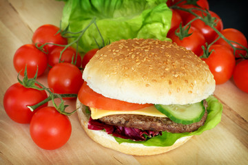 Fast food burger