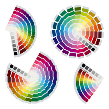 Color Charts Icons Set