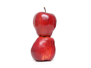 Two apples isolated