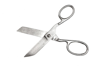 scissors on a white background