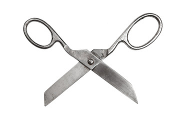 scissors on a white background