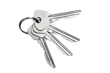 Bunch of keys from the door-lock