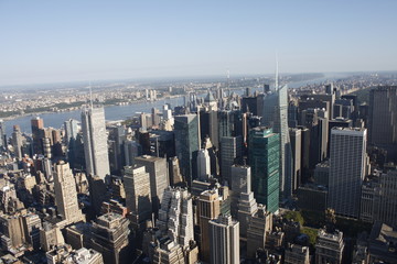 Fototapeta na wymiar selva di grattacieli a new york