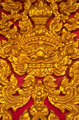 Thai art in the temple