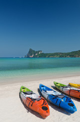 Obraz premium kayaks