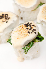 sushi on the plate