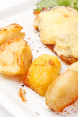 meat with potatoes