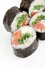 sushi on the plate