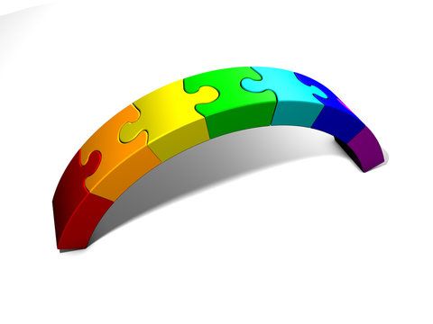 Puzzle Regenbogen 01