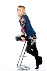 Portrait of a beautiful young girl