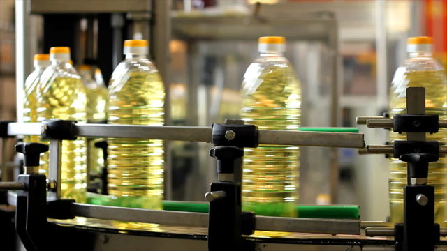 Sunflower oil factory