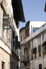 Fototapeta na wymiar Old town scene, Stone Town, Zanzibar, Tanzania