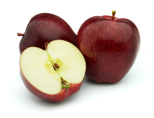 Sweet red apples