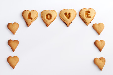 Heart biscuit