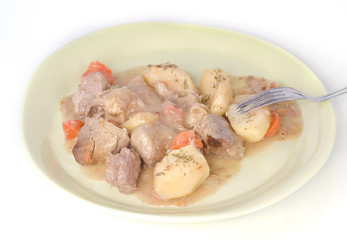 plat de viande - blanquette de veau