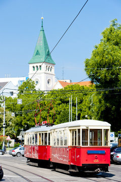 Old Tram In Bratislava, Slovakia