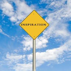 Road sign to inspiration