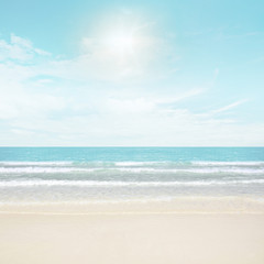 Fototapeta premium Sun and island beach