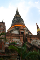 Fototapeta premium Pagoda in Ayutthaya, Thailand.