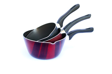 Three pans
