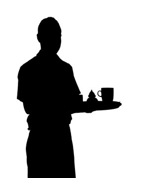 recommend clip art: waiter