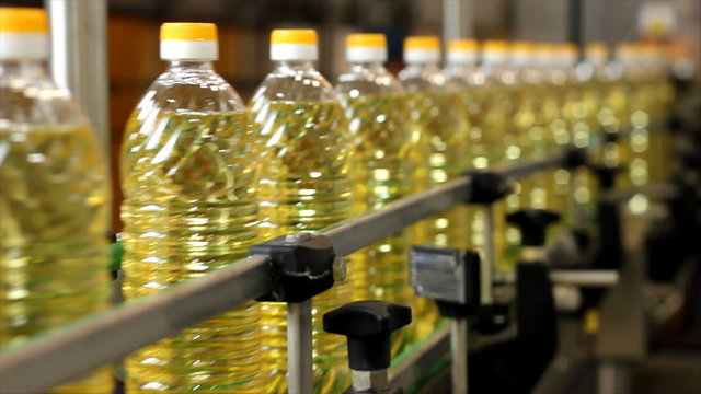 Sunflower oil factory