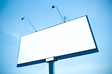 Huge billboard with clear space