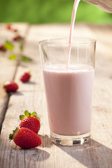 Erdbeermilch / Erdbeermilchshake