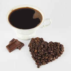 white cup