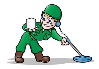 army metal detector