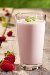 Erdbeermilch / Erdbeermilchshake