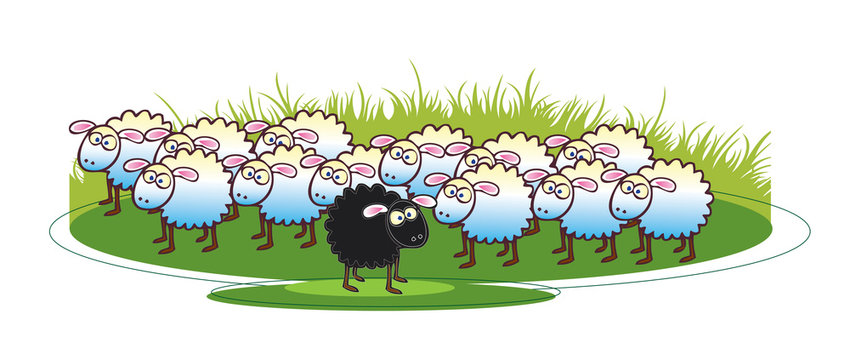 Black Sheep Cartoon Images – Browse 15,919 Stock Photos, Vectors, and Video  | Adobe Stock