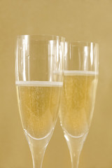 Two champagne flute