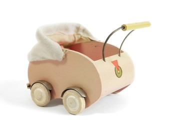 Puppenwagen rosa