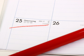 Kalender Ostern 