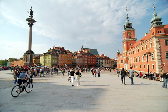 Fototapeta Old Town in Warsaw, Poland