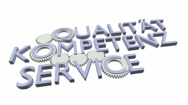 QUALIT&Auml;T - KOMPETENZ - SERVICE (Video, Blau)