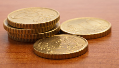 euro cent coins