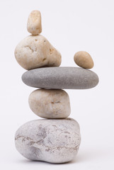 Fototapeta na wymiar Balanced Tower of Stones