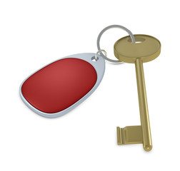 Key with keychain
