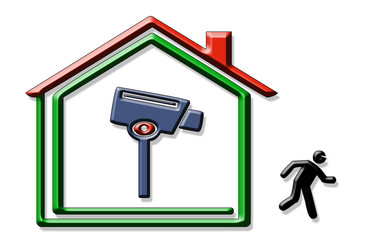 Logo maison, vid&eacute;osurveillance